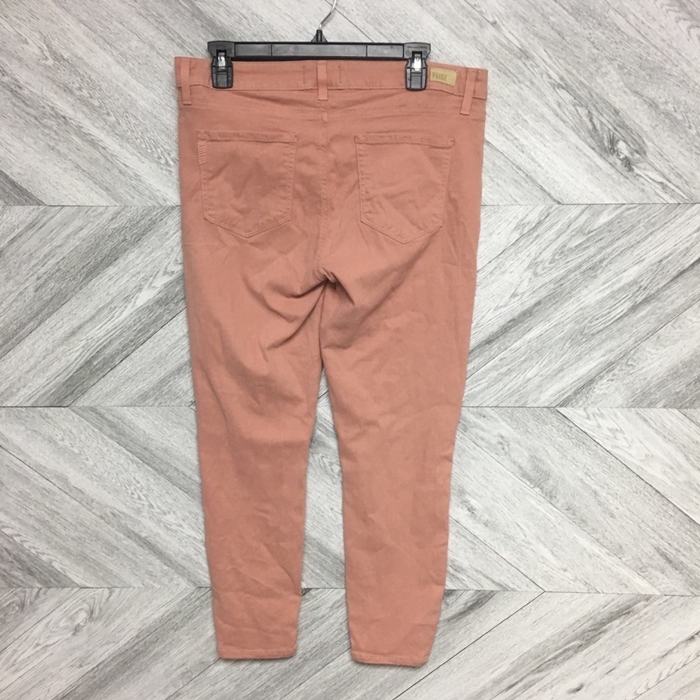 Paige | Verdugo Crop Skinny Jeans Ballet Pink 32 - Picture 7 of 8